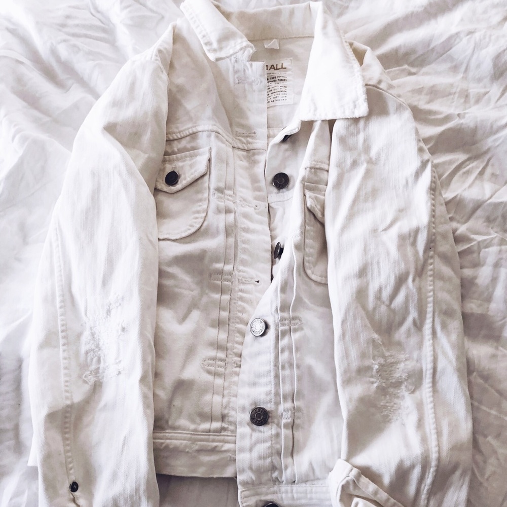 Women’s Jcrew  Jean Jacket - White